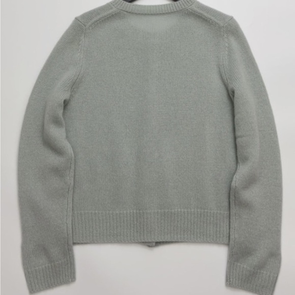 Doen The Danae Cashmere Crewneck Cardigan Size S in Tidepool - Picture 4 of 15
